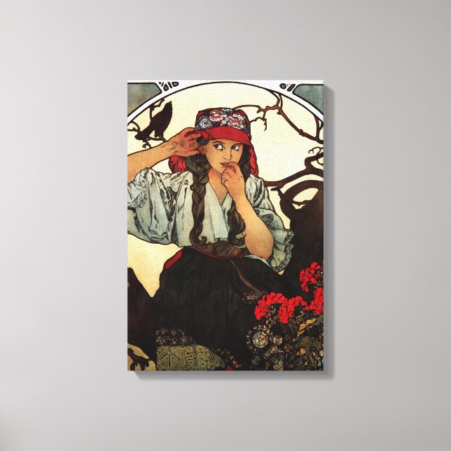 Alphonse Mucha Moravian Canvas Poster (Front)