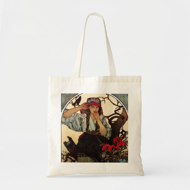 Alphonse Mucha Moravian Teachers Choir Tote Bag (Front)