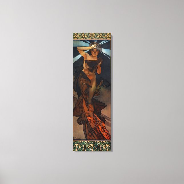 Alphonse Mucha Morning Star Canvas Poster (Front)