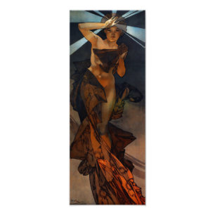 Alphonse Mucha Morning Star Print