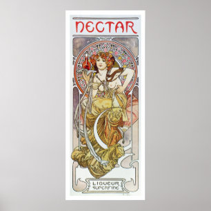 Alphonse Mucha. Nectar, 1899 Poster