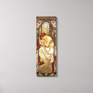 Alphonse Mucha, Night's Rest Canvas Print