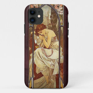 Alphonse Mucha, Night's Rest iPhone 11 Case