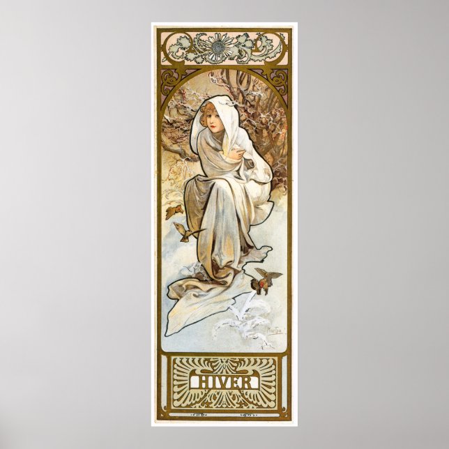 Alphonse Mucha Poster (Front)