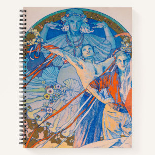 Alphonse Mucha Poster for Sokol Festival (1926) Notebook
