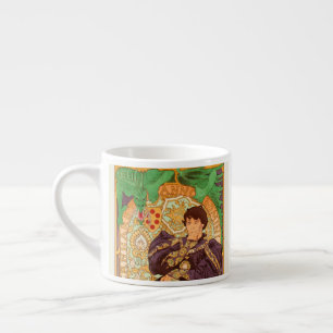 Alphonse Mucha Prince and Dragon Espresso Cup