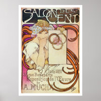 Alphonse Mucha. Salon Des Cent, 1897