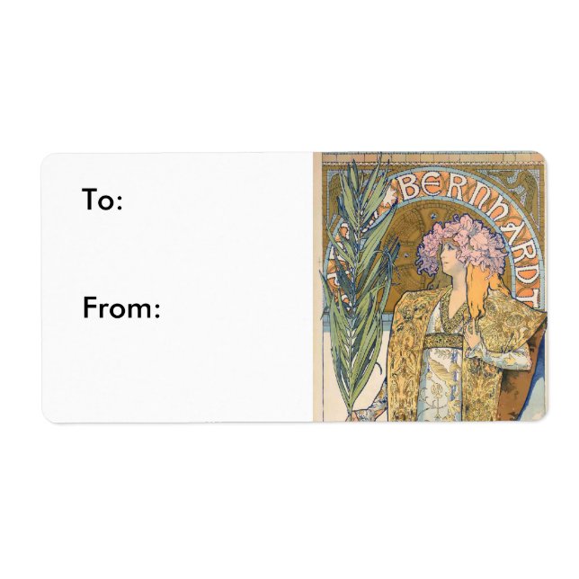 Alphonse Mucha - Sarah Bernhard Painting (Front)