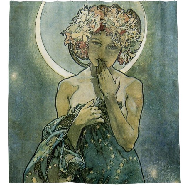 Alphonse Mucha Stunning Art Nouveau Woman #18 (Front)