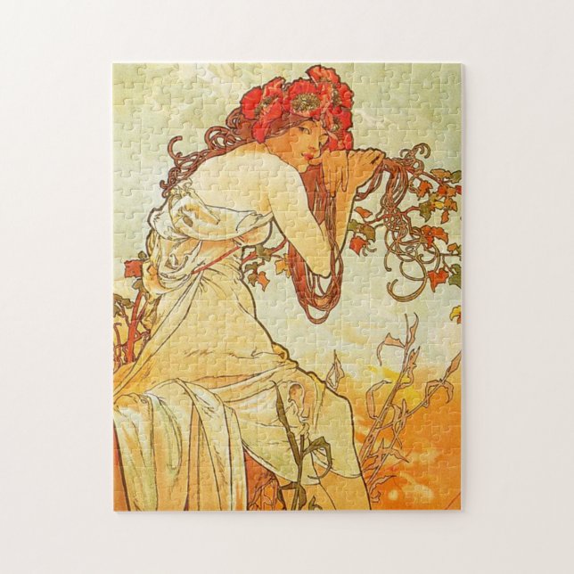 Alphonse Mucha Summer Puzzle (Vertical)