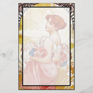 Alphonse Mucha Summer Stationery