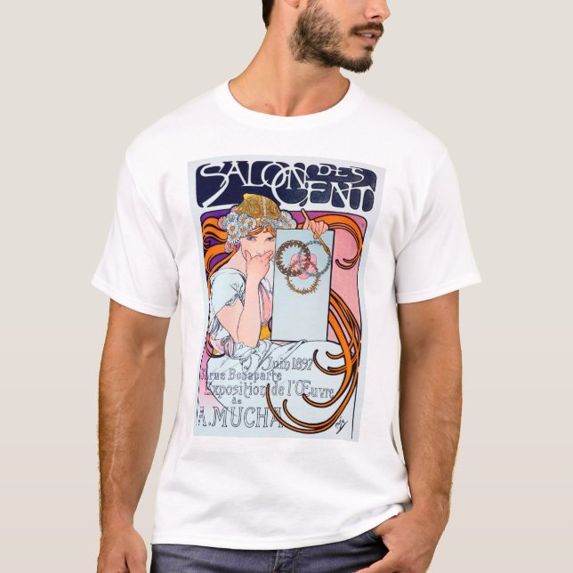 Alphonse Mucha T-Shirt (Front)