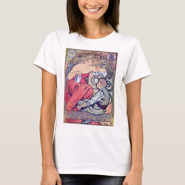 Alphonse Mucha T-Shirt (Front)