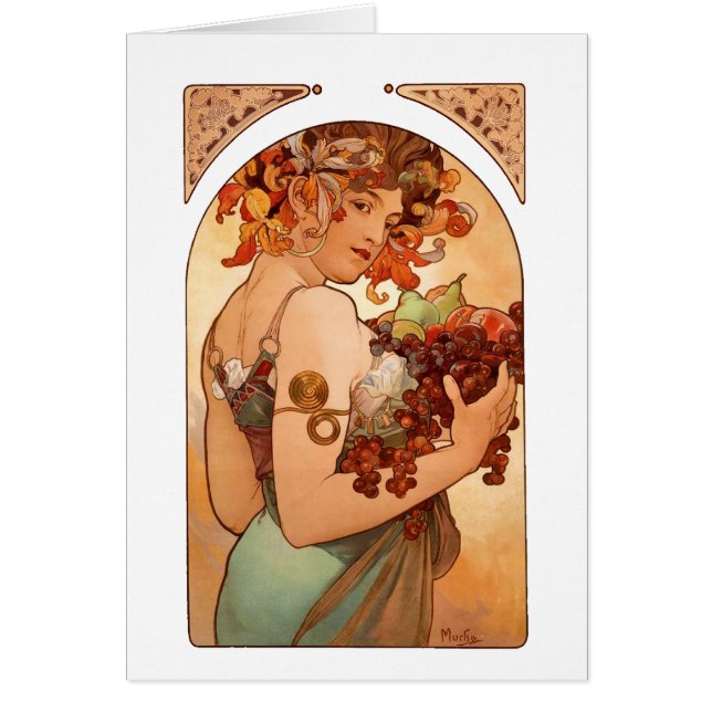 Alphonse Mucha - The Fruits (Front)