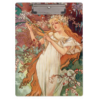 Alphonse Mucha, The Seasons (1896) Spring