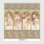 Alphonse Mucha The Seasons 1897 Art Nouveau<br><div class="desc">Immerse yourself in the captivating elegance of Alphonse Mucha's "The Seasons" from 1897, an iconic masterpiece of the Art Nouveau movement. This exquisite artwork beautifully depicts four ethereal female figures, each personifying a different season with graceful flowing lines, rich natural motifs, and Mucha's signature decorative style. From the delicate blossoms...</div>