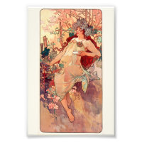Alphonse Mucha, The Seasons, Autumn (1896)
