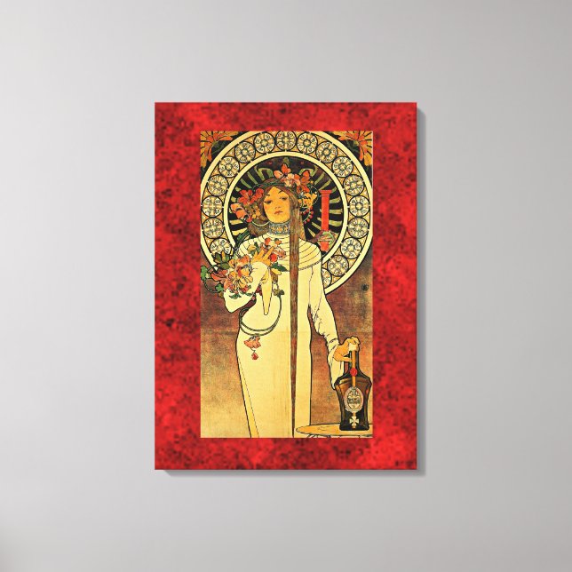 Alphonse Mucha: The Trappistine Canvas Print (Front)
