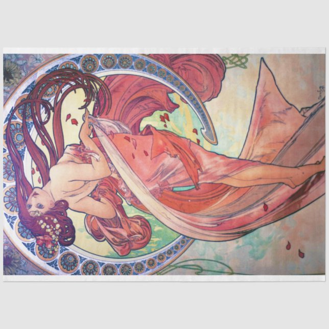 Alphonse Mucha Tissue Paper (Front)