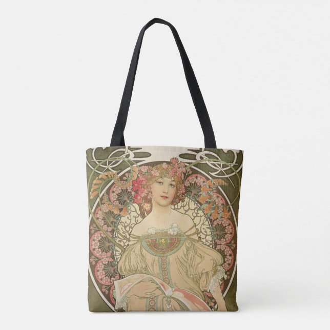Alphonse Mucha Tote (Back)