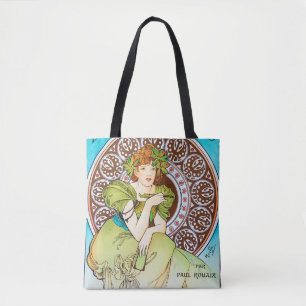 Alphonse Mucha Tote Bag