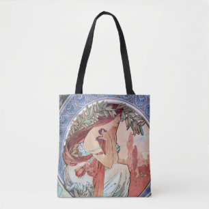 Alphonse Mucha Tote Bag
