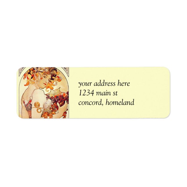 Alphonse Mucha Vintage (Devant)