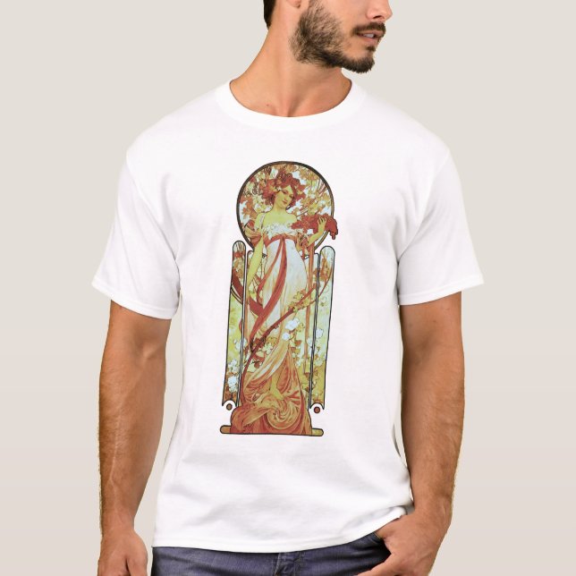 Alphonse Mucha - White Star T-Shirt (Front)