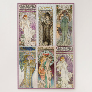 Alphonse Mucha Women Jigsaw Puzzle