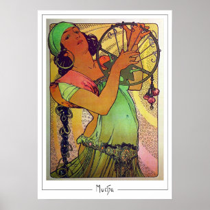 Alphonse Mucha Zedign Art Poster #108