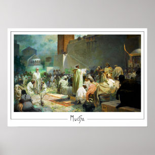 Alphonse Mucha Zedign Art Poster #164