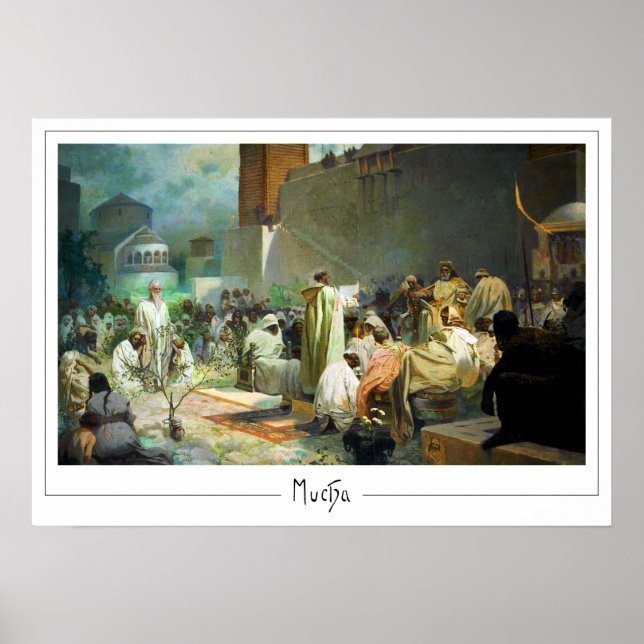 Alphonse Mucha Zedign Art Poster #164 (Front)