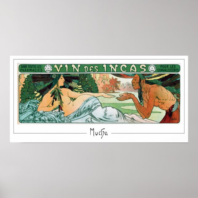 Alphonse Mucha Zedign Art Poster #273 (Front)
