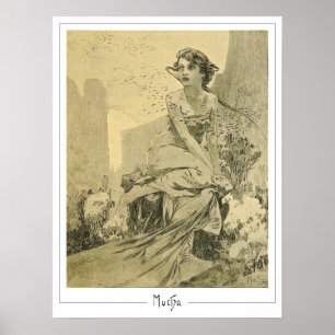 Alphonse Mucha Zedign Art Poster #290
