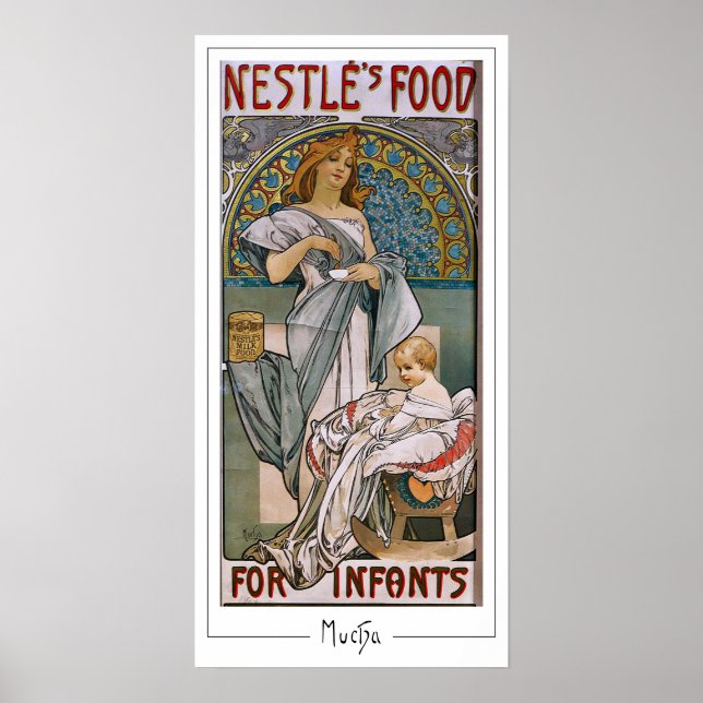 Alphonse Mucha Zedign Art Poster #299 (Front)