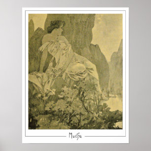 Alphonse Mucha Zedign Art Poster #335