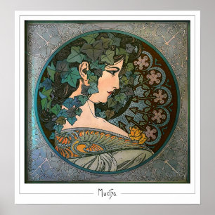 Alphonse Mucha Zedign Art Poster #370