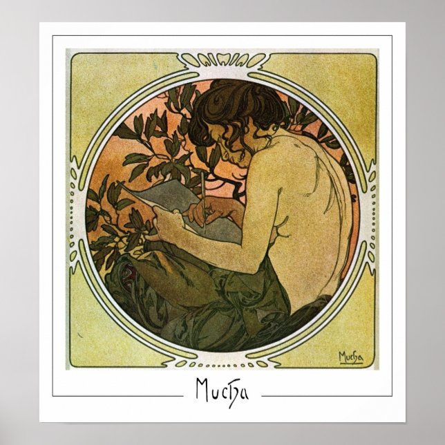 Alphonse Mucha Zedign Art Poster #41 (Front)