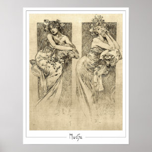 Alphonse Mucha Zedign Art Poster #49