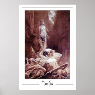 Alphonse Mucha Zedign Art Poster #77