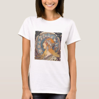 Alphonse Mucha, 'Zodiac' T-Shirt