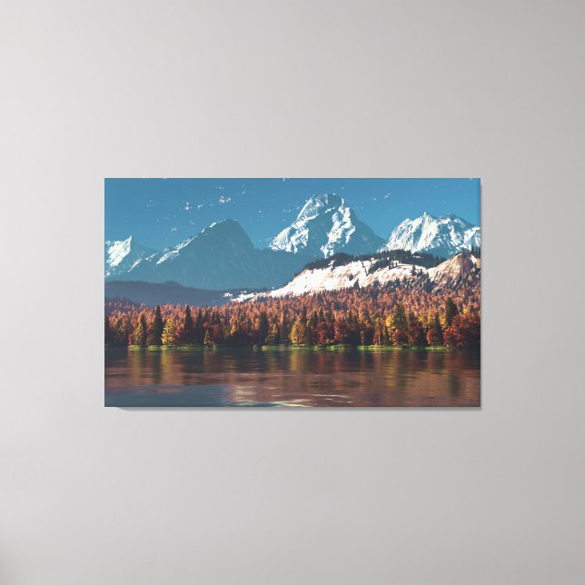 Alpine Autumn Canvas Print (Front)