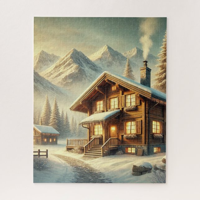 Alpine Charm Jigsaw Puzzle (Vertical)