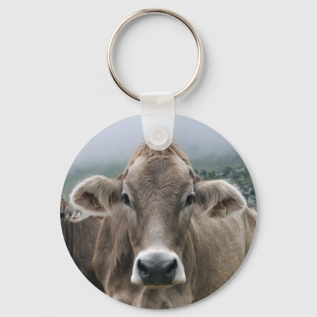 Alpine cow keyring (Front)