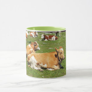 Alpine cows mug