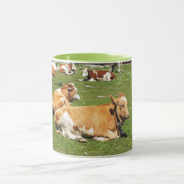 Alpine cows mug (Center)