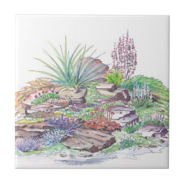 Alpine Garden Landscaping Tile (Front)