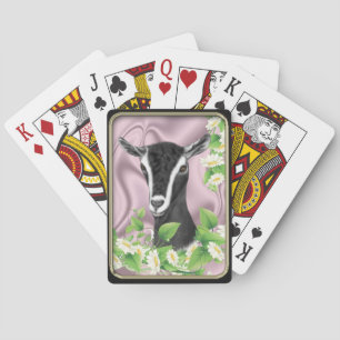 Alpine Goat Daisies Bicycle® Playing Cards