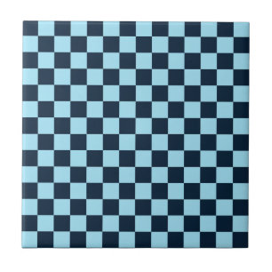 Alpine ice checkerboard pattern tile