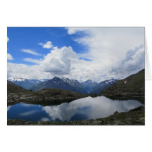 Alpine Lake and Clouds